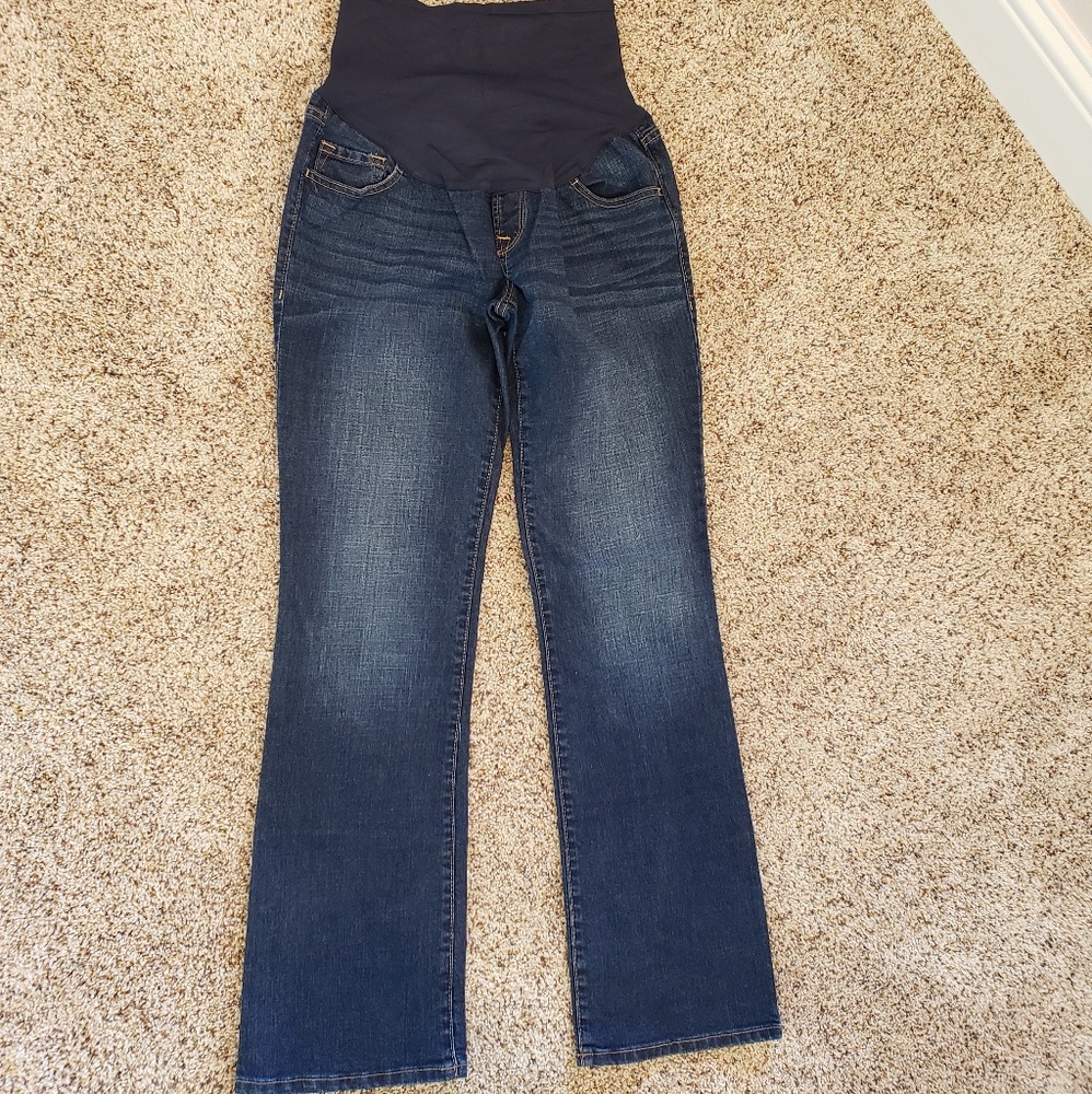 Full Panel Boot-Cut Maternity Jeans